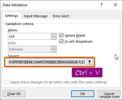 Excelでセルの値に基づいてドロップダウンリストを動的に変更する2つの方法