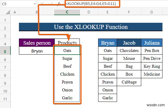 Excelでセルの値に基づいてドロップダウンリストを動的に変更する2つの方法