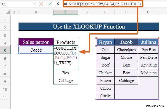 Excelでセルの値に基づいてドロップダウンリストを動的に変更する2つの方法