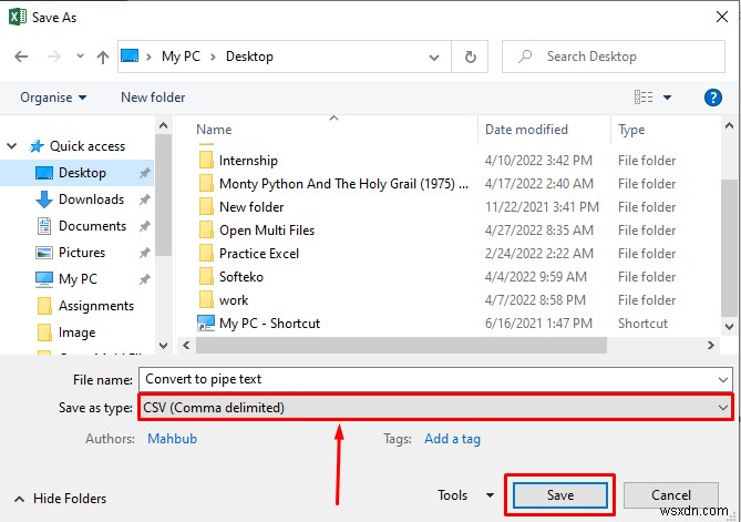 Excelファイルをパイプ区切り（|）のテキストファイルに変換する2つの方法