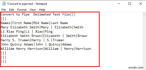 Excelファイルをパイプ区切り（|）のテキストファイルに変換する2つの方法