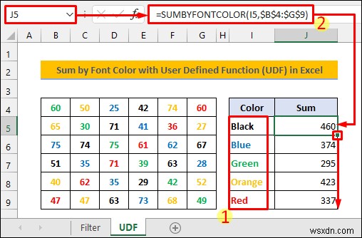 Excelでフォントの色ごとに合計する方法【2つの効果的なテクニック】