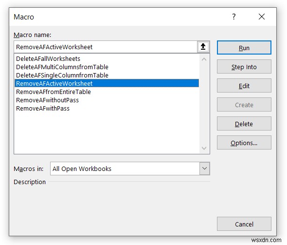 Excel VBAでオートフィルターが存在する場合に削除する7つの方法