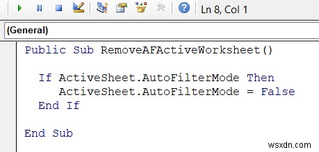 Excel VBAでオートフィルターが存在する場合に削除する7つの方法