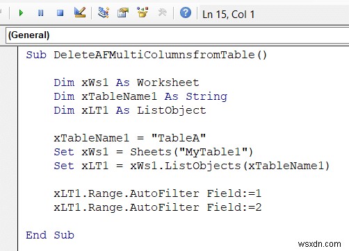 Excel VBAでオートフィルターが存在する場合に削除する7つの方法