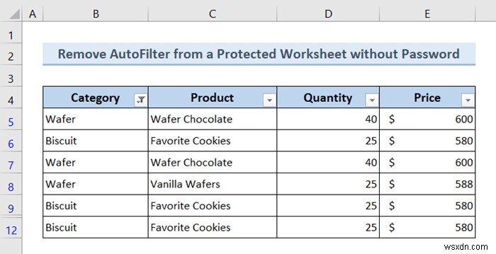 Excel VBAでオートフィルターが存在する場合に削除する7つの方法