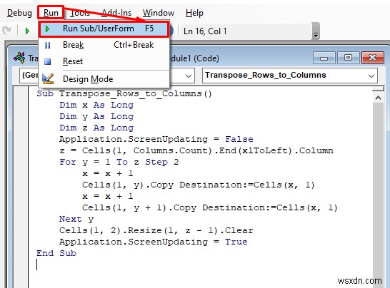 Excelでn行ごとに行を列に転置する2つの簡単な方法
