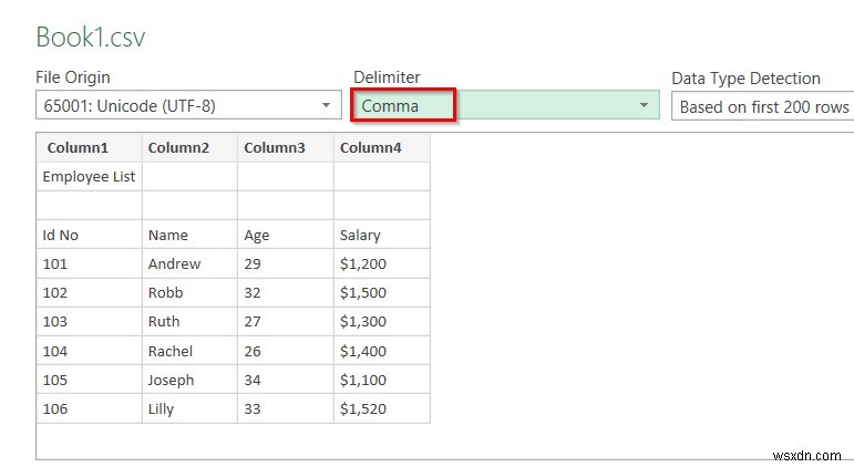 CSVファイルをExcelで列を分けて自動的に開く3つの方法