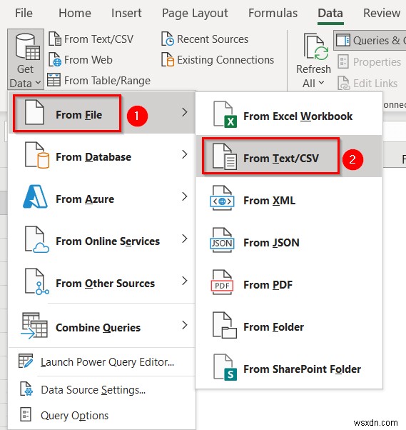 CSVファイルをExcelで列を分けて自動的に開く3つの方法