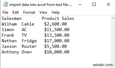 テキストファイルからExcelにデータをインポートする3つの方法