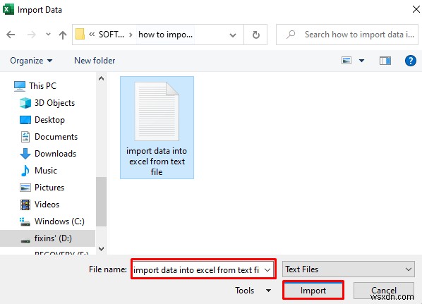 テキストファイルからExcelにデータをインポートする3つの方法