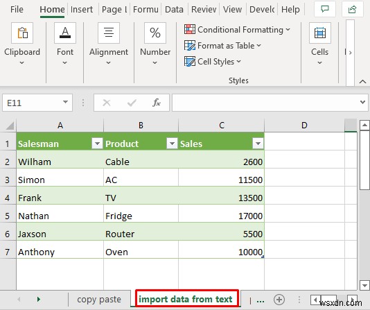 テキストファイルからExcelにデータをインポートする3つの方法