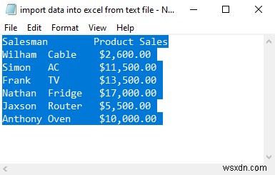 テキストファイルからExcelにデータをインポートする3つの方法