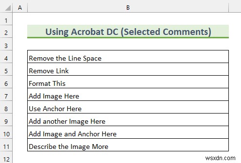 PDFのコメントをExcelスプレッドシートにエクスポートする3つの簡単な方法