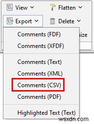 PDFのコメントをExcelスプレッドシートにエクスポートする3つの簡単な方法