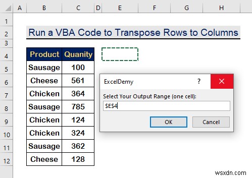 Excelで条件に基づいて行を列に転置する方法(数式・VBAの2つのアプローチ)