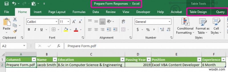PDFフォームをExcelデータベースに連携する方法【5つの簡単なステップ】