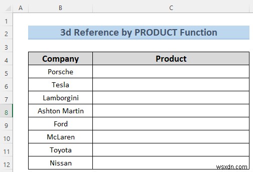 Excelでシート名を使った3D参照を作成する7つの簡単な方法
