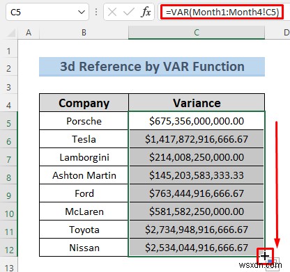 Excelでシート名を使った3D参照を作成する7つの簡単な方法