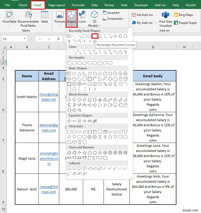 ExcelからOutlookへ自動でメールを送信する4つの方法【VBAマクロ・HYPERLINK関数】