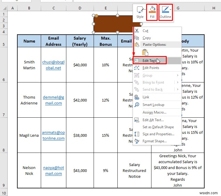 ExcelからOutlookへ自動でメールを送信する4つの方法【VBAマクロ・HYPERLINK関数】