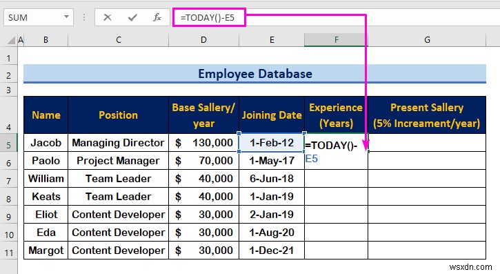 Excelで従業員データベースを作成する方法|5ステップで誰でも簡単にできる
