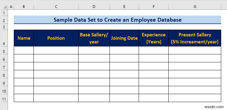 Excelで従業員データベースを作成する方法|5ステップで誰でも簡単にできる