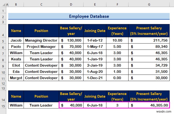 Excelで従業員データベースを作成する方法|5ステップで誰でも簡単にできる