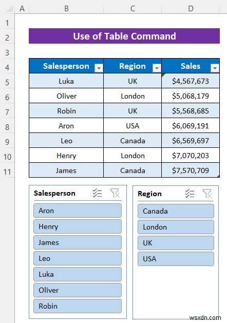 【Excel】ピボットテーブルなしでスライサーを挿入する簡単な方法