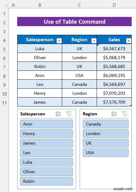 【Excel】ピボットテーブルなしでスライサーを挿入する簡単な方法
