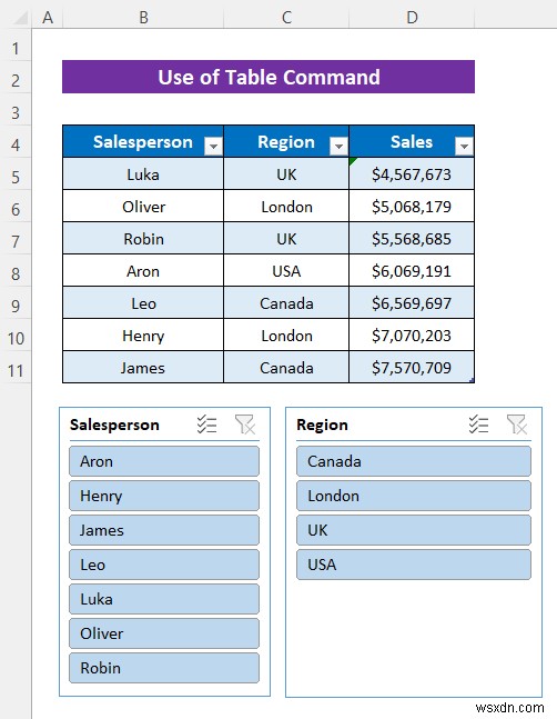 【Excel】ピボットテーブルなしでスライサーを挿入する簡単な方法