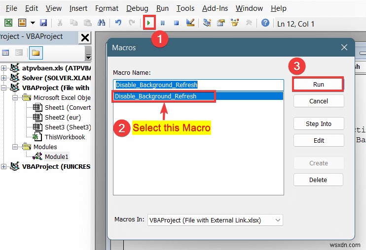 Excelでバックグラウンド更新を無効にする2つの便利な方法