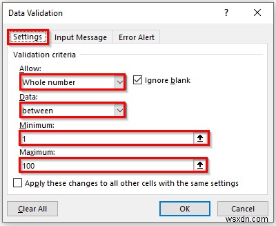 Excelでセルへのデータ入力を制限する2つの簡単な方法