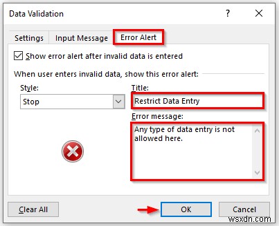 Excelでセルへのデータ入力を制限する2つの簡単な方法