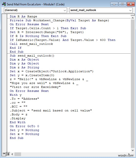 Excelでセルの値に基づいてメールを自動送信する2つの方法(VBA&差し込み印刷)