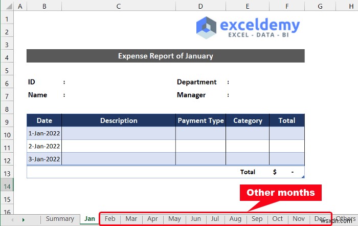 Excelで月次経費レポートを作成する方法(初心者向けかんたんステップ解説)