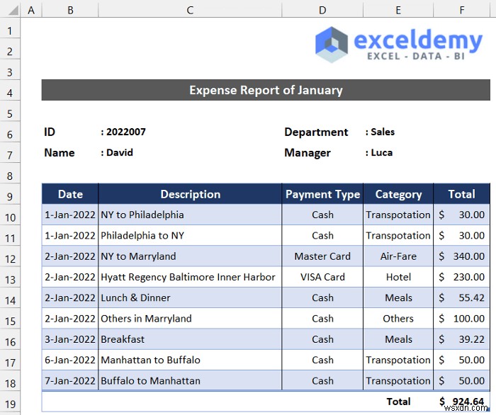 Excelで月次経費レポートを作成する方法(初心者向けかんたんステップ解説)