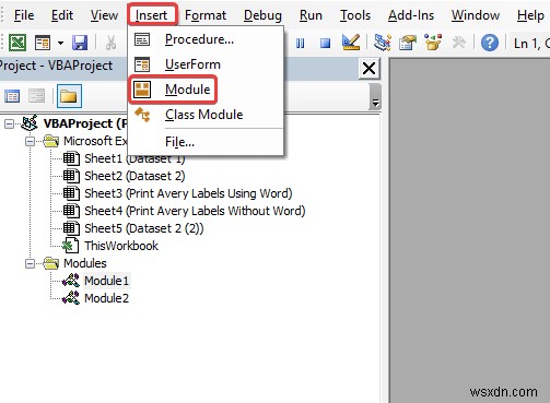 ExcelでAveryラベルを印刷する2つの簡単な方法