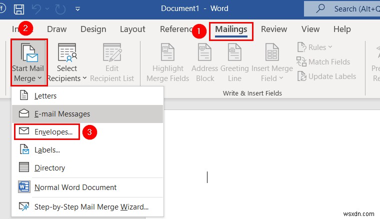 ExcelからWord封筒への差し込み印刷を2つの簡単な方法で実現する手順