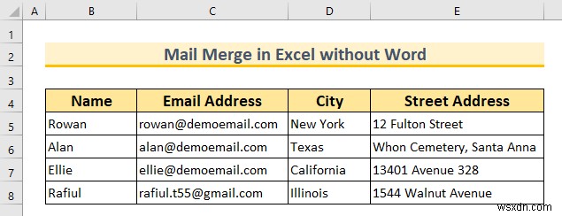 Wordを使わずにExcelだけで差し込み印刷(メールマージ)を行う2つの実践的な方法