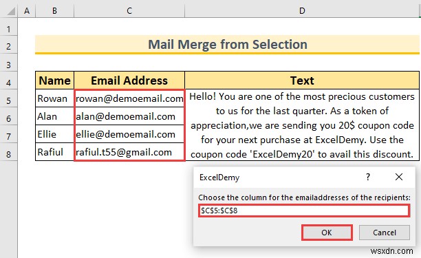 Wordを使わずにExcelだけで差し込み印刷(メールマージ)を行う2つの実践的な方法
