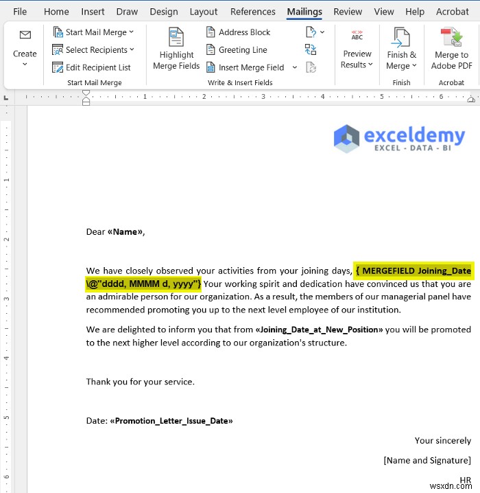 Excel差し込み印刷で日付の表示形式を変更する方法【初心者向けステップ解説】