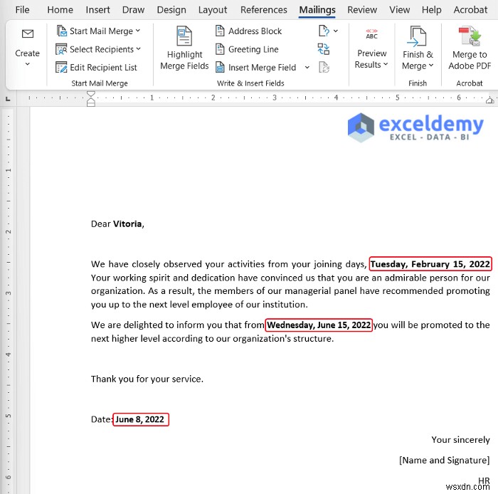Excel差し込み印刷で日付の表示形式を変更する方法【初心者向けステップ解説】