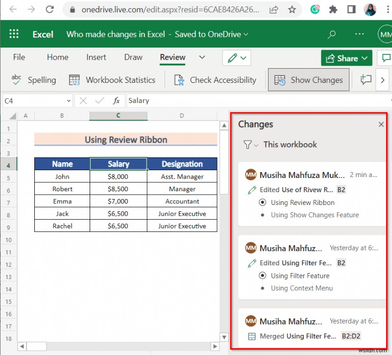 Excelで変更者を確認する6つの簡単な方法【初心者向け完全ガイド】