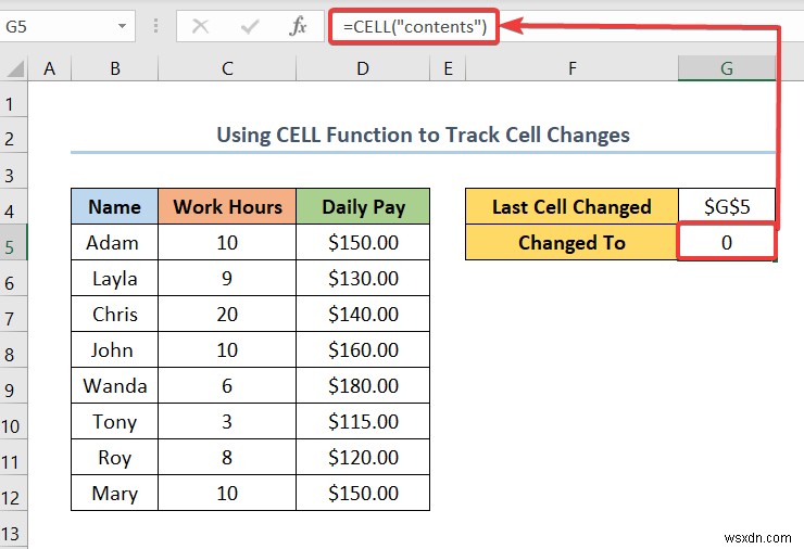 Excelで数式を使ってセルの変更を追跡する方法（簡単な手順を解説）