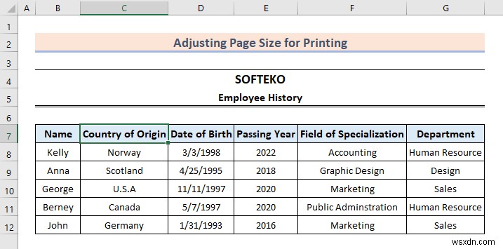 Excelで印刷用にページサイズを調整する方法|知っておきたい6つの簡単テクニック
