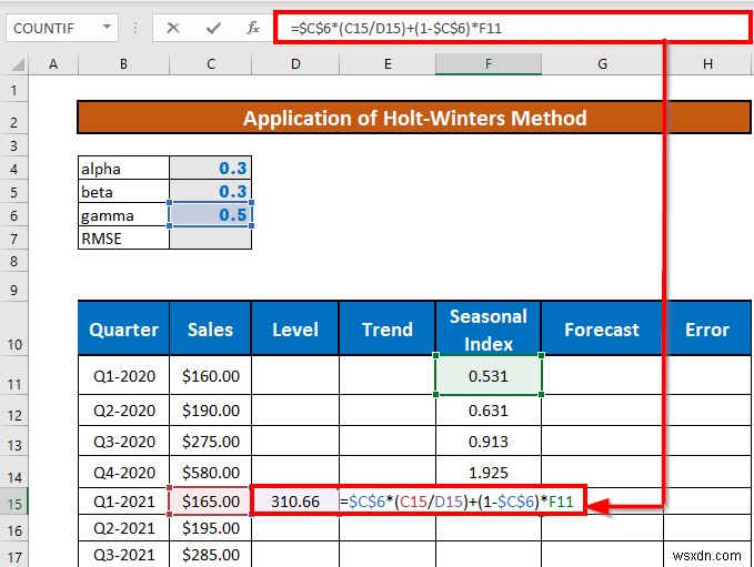 Excelでホルト・ウィンターズ(Holt-Winters)指数平滑法を実行する方法|初心者向け11ステップ解説