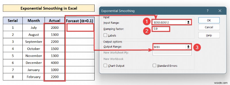 Excelで指数平滑法を実行する方法|初心者向けの簡単ステップガイド