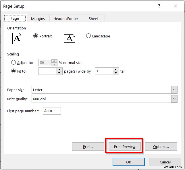 Excelシートをページ全体に拡大印刷する5つの簡単な方法