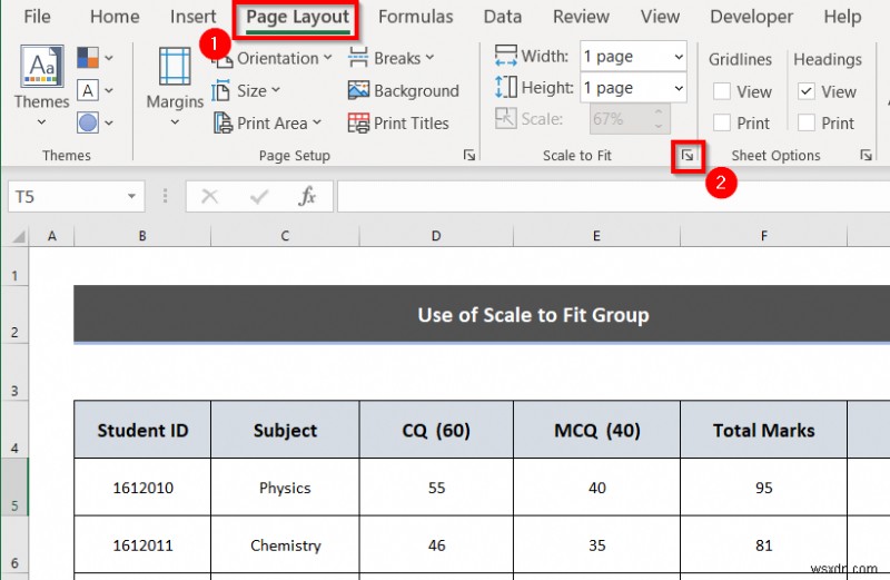 Excelシートをページ全体に拡大印刷する5つの簡単な方法